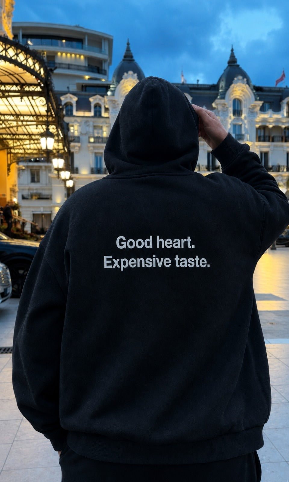 "Good heart. Expensive taste."