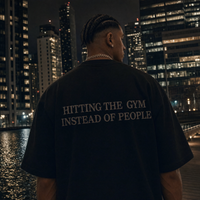 "Hitting the gym instead of people"